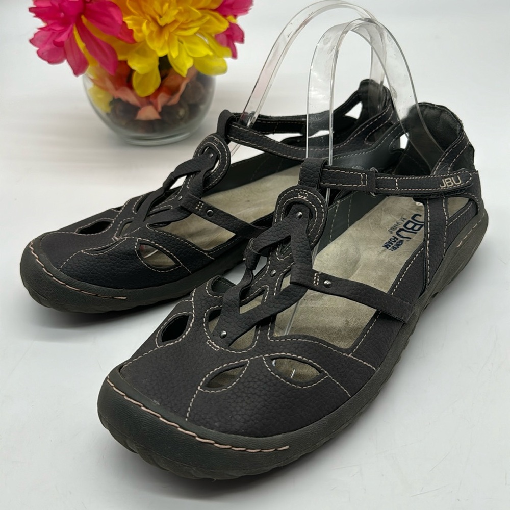 JBU by Jambu Sydney Dark Brown Memory Foam Footbed Loafer Sneaker SZ 9 SNK6992G
